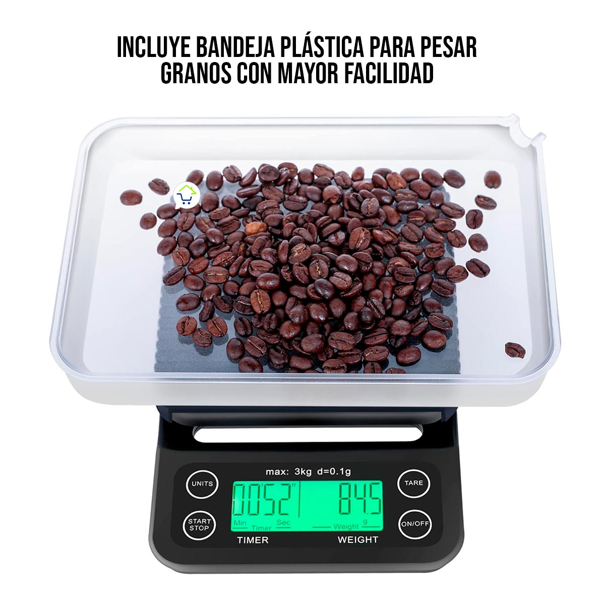 Miniatura 5 de Gramera Digital Para Cafe Bp122